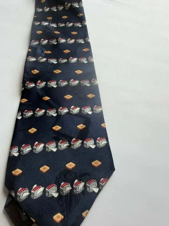 After Dark Flying Toasters Pattern Men's 100% Silk Necktie