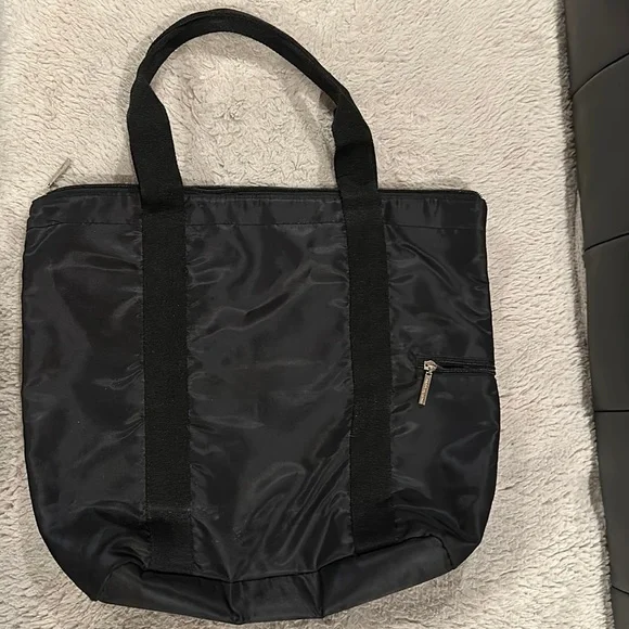 Bath and body works Black Nylon Tote