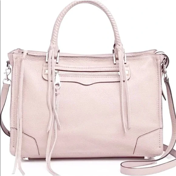 Rebecca Minkoff Pale Pink Leather Tote Bag