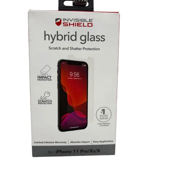 InvisibleShield‎ Hybrid Glass Screen Protector for iPhone 11 Pro Xs X