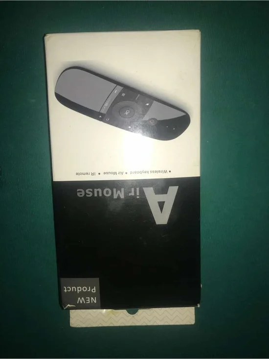 Airmouse RF Wireless Air Mouse - Black and Silver