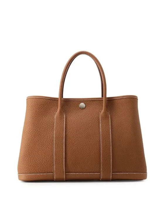 Hermes Tote Garden Party TPM Gold Silver Negonda