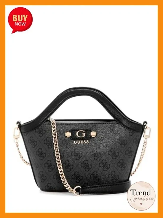 Faux Leather Mini Tote with Detachable Crossbody Strap