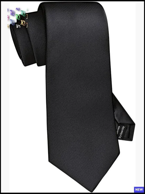 Classic Silk Blend Necktie Elegant Formal Business Wedding Tie