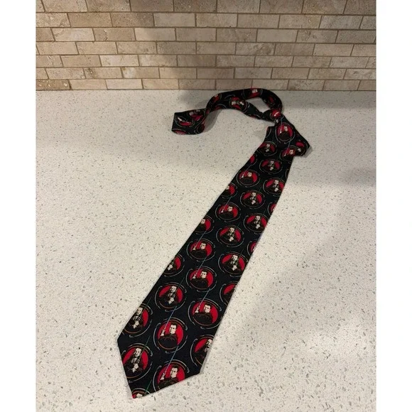 Star Wars‎ Ralph Marlin Jedi Repeat Obi Wan Qui Gon Vintage Novelty Necktie