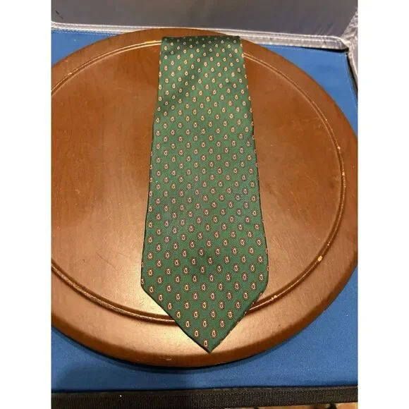 Angelo Bosani TieRacks Men's Turquoise 100% Silk Tie Paisley‎ Necktie USA Made