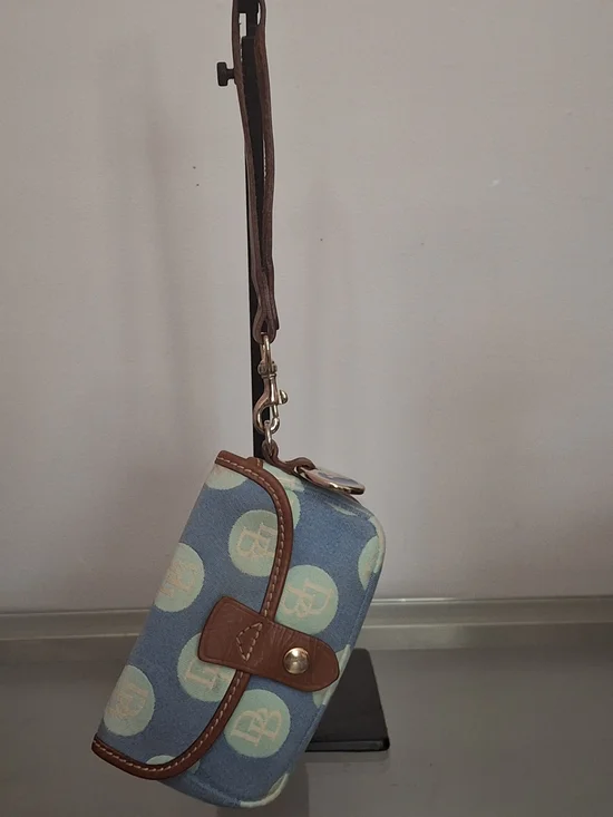 Dooney & Bourke Monogram Signature Canvas Wristlet