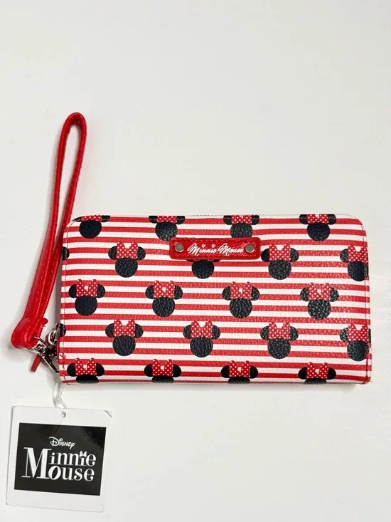 Disney Minnie Mouse Zip Around Wallet Wristlet