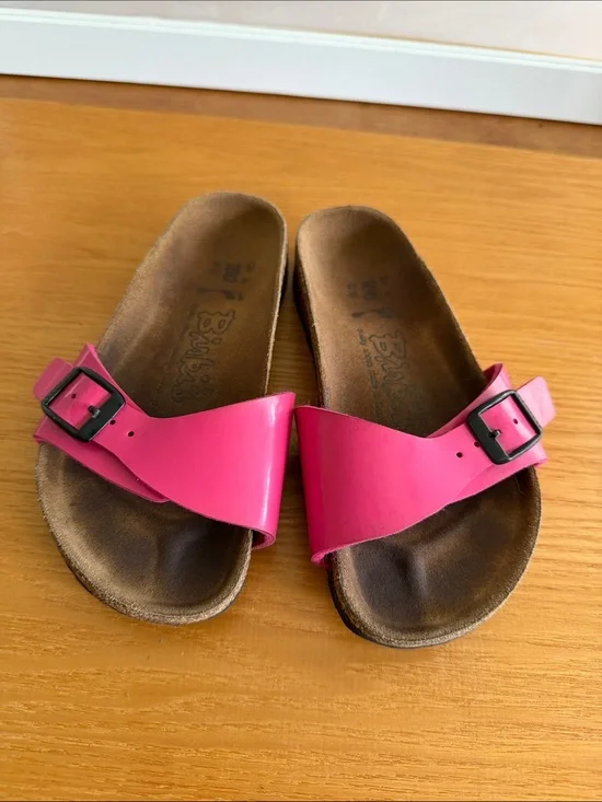 Birkenstock Madrid Kids Size 180 28 / US 10-10.5 Pink Slide Sandals
