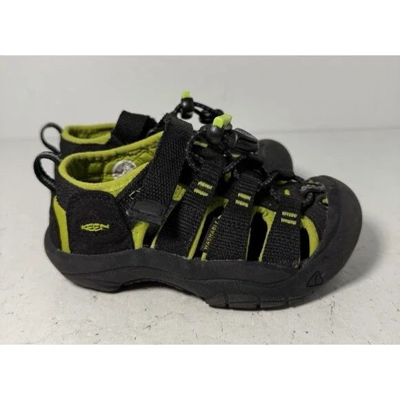 Keen Newport H2 Sandals Toddler Size 9 Black Green Youth Boys Kids Utility Hikin