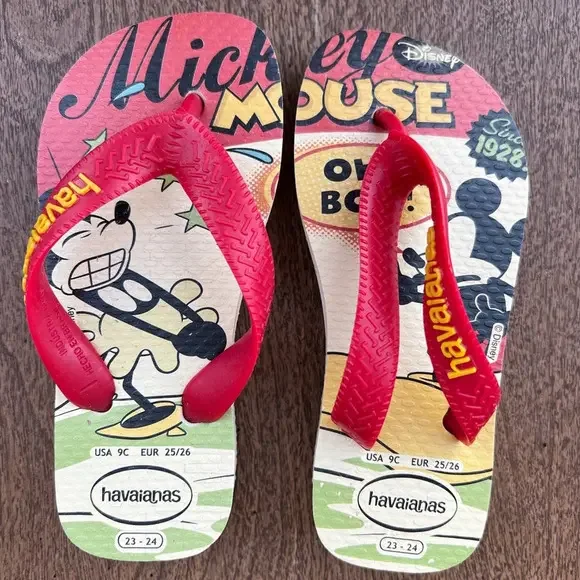 Disney Mickey Mouse Havaianas Toddler Flip‎ Flops