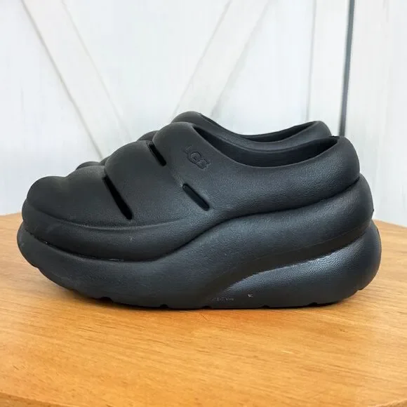 Ugg Kids Sport Yeah Clogs Black‎ Toddler 10 EVA Chunky