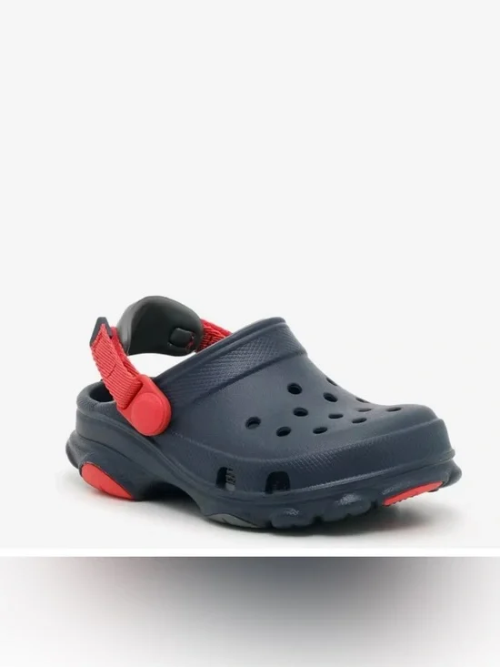 Crocs All Terrain Sandals Kids Classic Clog Size C8 Blue Boys Comfort Adjustable