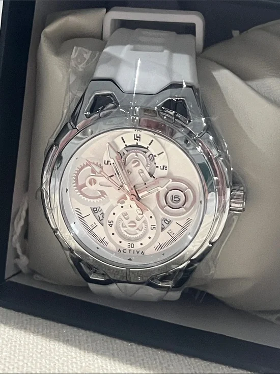 Activa Drift X by Invicta Men’s White Silicone Chronograph Watch