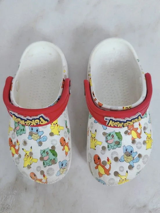 CROCS Toddler Kids Classic Pokémon Clogs, Sz 9