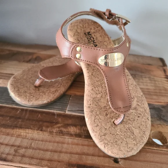 Michael Kors Tilly Jane Cognac Sandal - 9