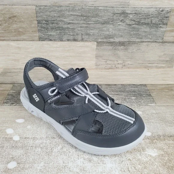 Columbia Techsun Wave Kids Sandal Sz 6 Shark Gary ICE Round‎ Toe Slingback
