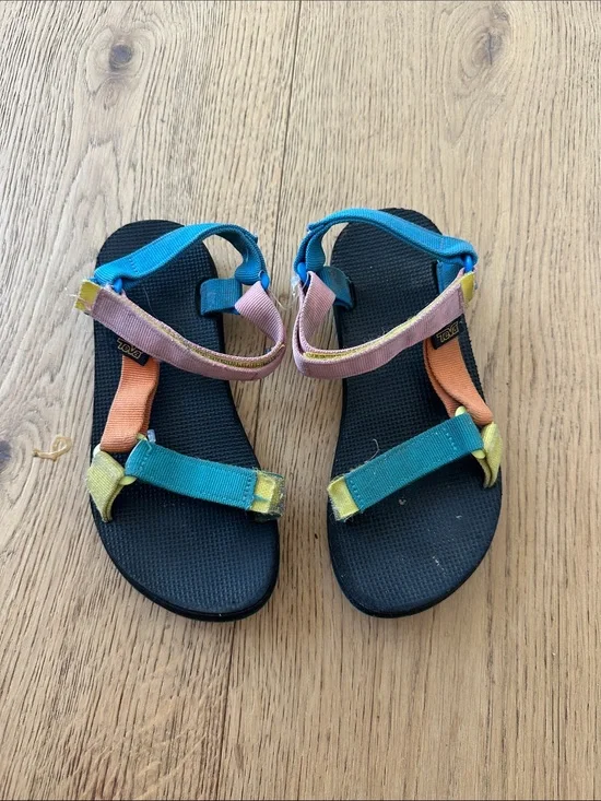 Teva Original Universal Children  Multicolor Strappy Outdoor Sandals 3 kids