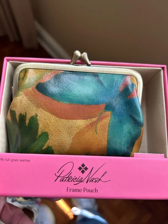 Patricia Nash Watercolor Butterfly Pouch