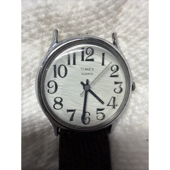 Vintage TIMEX Mercury Easy Reader Taiwan Men's 34mm Watch Movement PARTS REPAIR