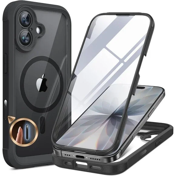 Miracase for iPhone 17 Case 6.3'', FullBody Bumper Military Drop Protection O...