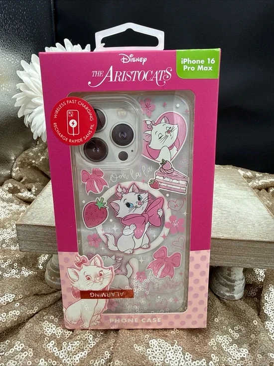 Disney The Aristocats Marie Pink iPhone 16 Pro Max Case