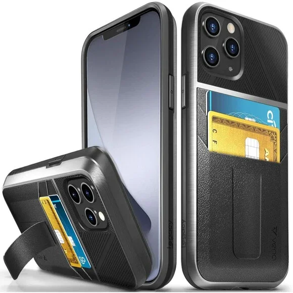 Vena Legacy Card Holder Case Compatible with Apple iPhone 12 Pro Max (6.7