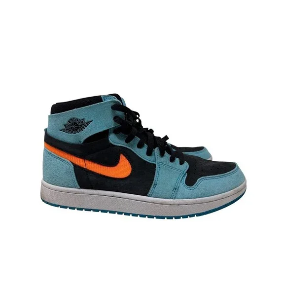 Nike Air Jordan 1 Zoom CMFT 2 DV1307-408 (Bleached Aqua/Bright Citrus) Size 11