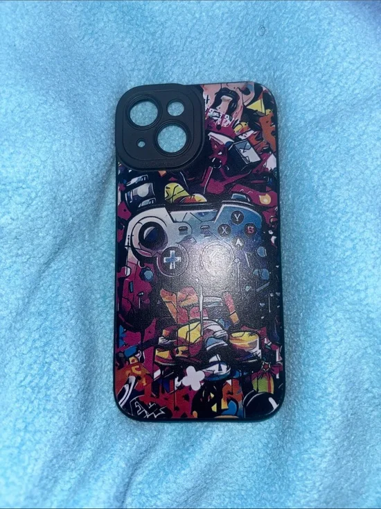 Multicolor Gaming Controller Graphic Phone Case