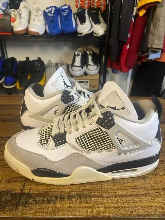 Air Jordan 4 Retro 'Military Black' No Box No Insoles