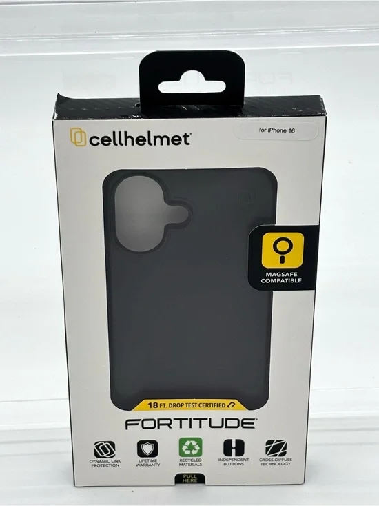 iPhone 16 Case Black MagSafe 18 Ft Drop Protection Shockproof Cover Durable New