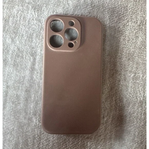 Beige Slim Plain Back Case Cover for Apple iPhone Cell Phone Protective Case