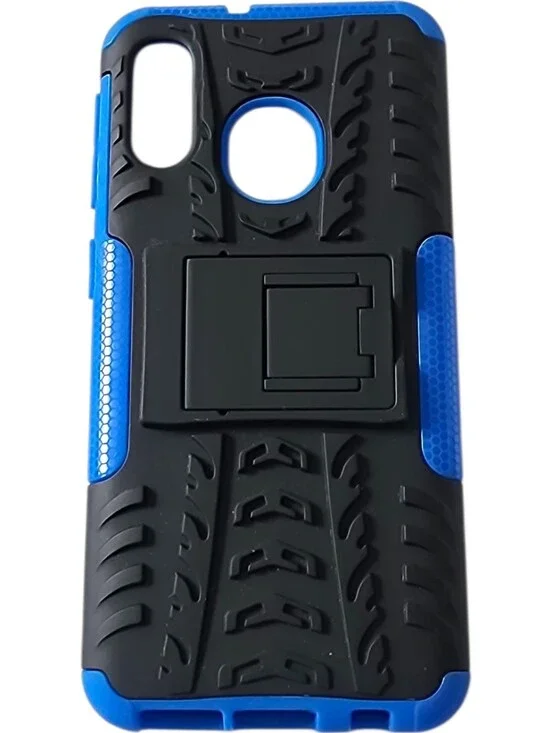 Blue Shockproof Defender Case For Samsung Galaxy A20 / A30