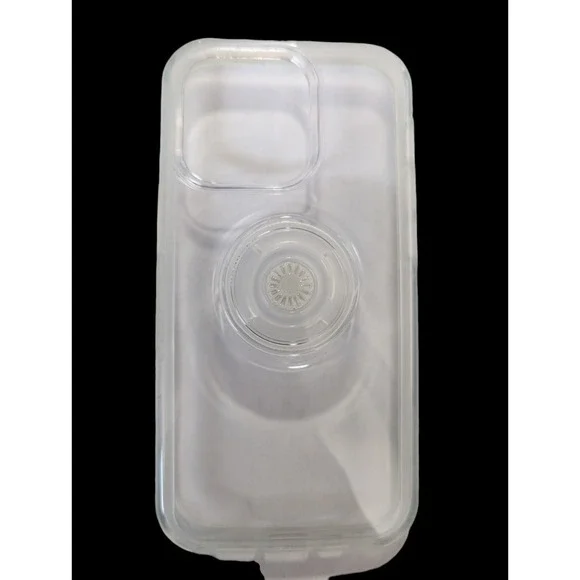 G1. Otterbox Otter+Pop Symmetry Series Case for Apple iPhone 14 Pro - CLEAR Used