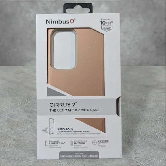 Nimbus9 Cirrus 2 Case for Samsung Galaxy S22 Ultra 5G Rose See Description‎ G2