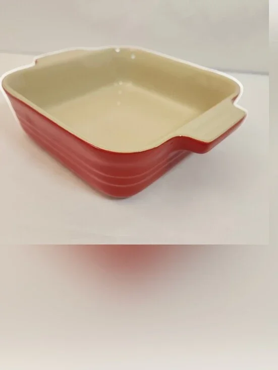 LE CREUSET Stoneware Mini Casserole/Gratin Square Baker 19-32 6