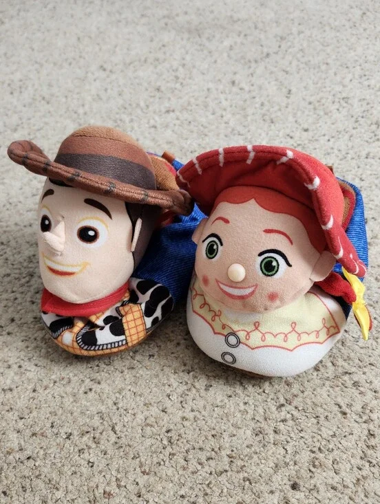 Disney Pixar Toy Story Woody & Jessie Slippers