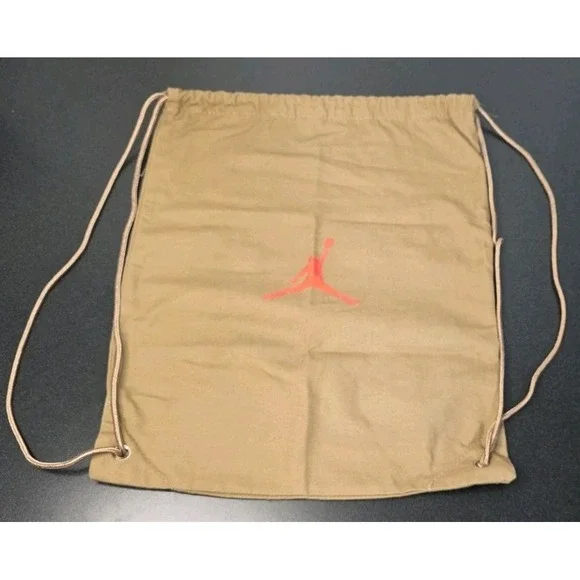 Travis Scott Cactus Jack Jordan‎ 6 British Khaki Drawstring Backpack Bag Nike