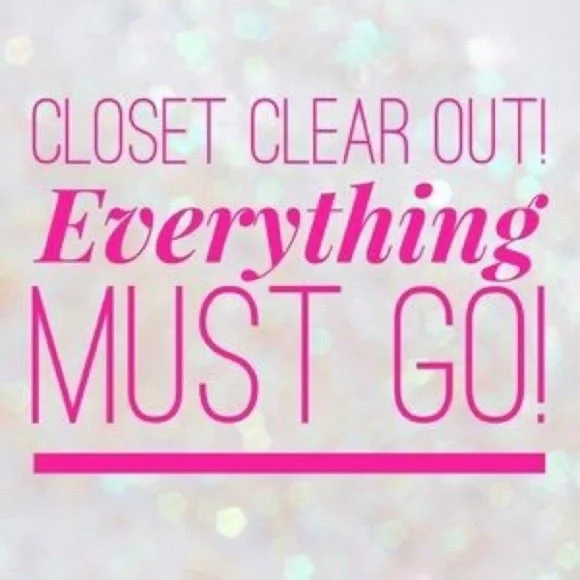 Moving Sale! Closet Clear Out!!