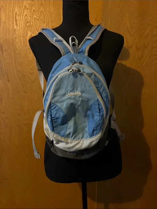 CamelBak Light Blue & Gray Women's Hydration Backpack (no bladder)