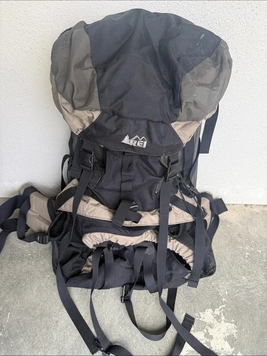 REI Men's Hiking Backpack - Black & Tan