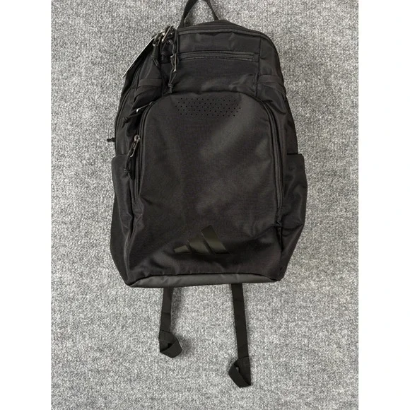 NWT Adidas Defender 5 Backpack Black Laptop Sleeve School Sport Gym Bag