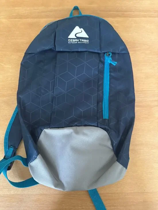 Ozark Trail 10 Liter Daypack Blue Backpack Hiking Day Trip Adventure