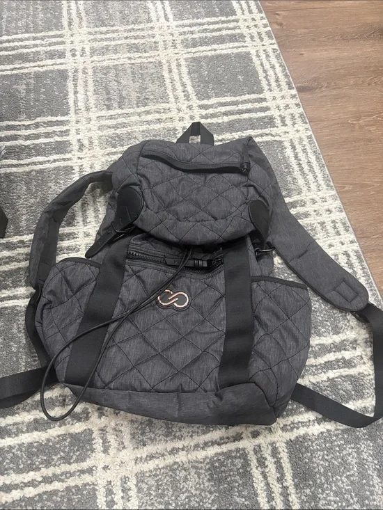 CALIA by Carrie Underwood Quilted Charcoal Gray Men's Backpack