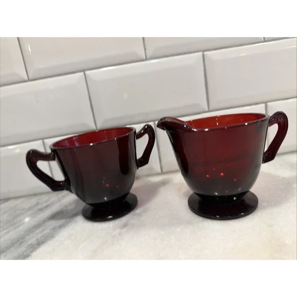 Anchor Hocking ROYAL‎ RUBY Red 3 1/4