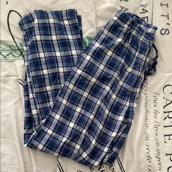 Polo Ralph Lauren Navy Plaid Sleepwear