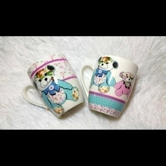 All For You Patchwork Teddy Bear Ceramic M…