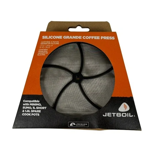 Jetboil Silicone Grande Coffee Press Black CFPGS Camping Gear Outdoors