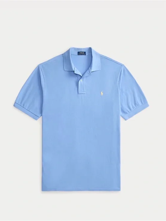 Polo by Ralph Lauren Light Blue Short-Sleeve Polo with Embroidered Pony