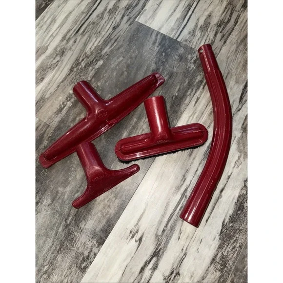 4 Pc Kirby Classic III Attachments Red Extension Curve Wand Brush